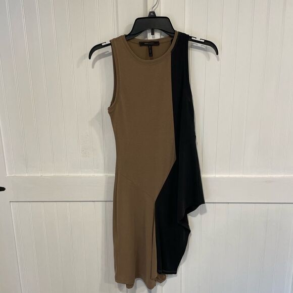 BCBG Maxazria sexy & classy, black & brown dress size XXS - Picture 1 of 10